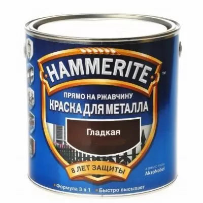 ХАММЕРАЙТ по ржавчине гладкая RAL7042 серая 20л