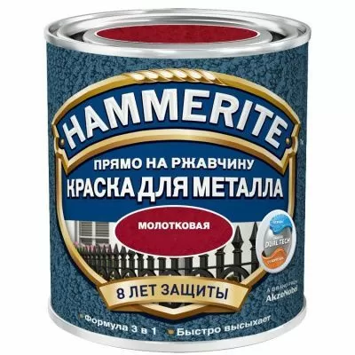 ХАММЕРАЙТ по ржавчине молотковая, RAL6005 зеленый мох, 5л