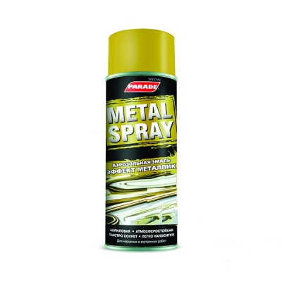 Эмаль аэрозольная PARADE Metal Spray Paint R-3012 Хром эффект 400 мл